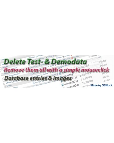 Delete Test- & Demodata